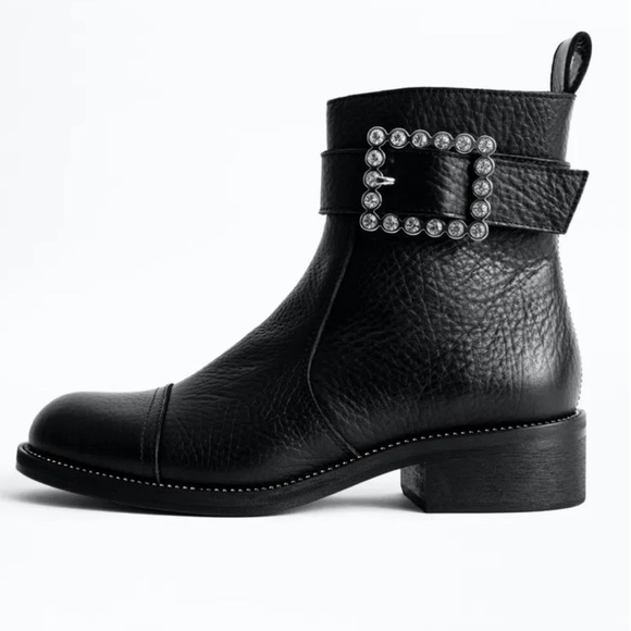 Zadig & Voltaire Black Empress Boots - Picture 2 of 11